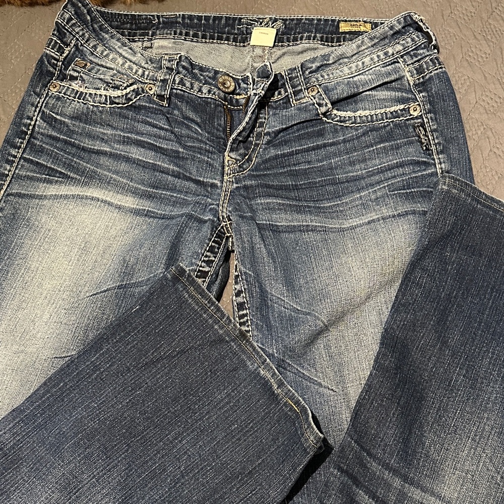 Silver Jeans Women's Dark Blue Boot Cut Denim